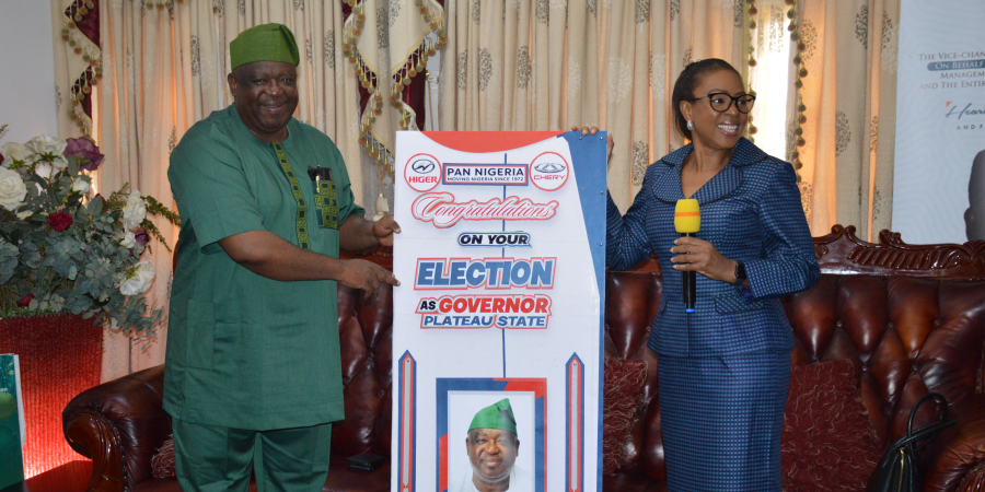 PAN'S MANAGEMENT PAYS COURTESY VISIT TO PLATEAU STATE GOVERNOR